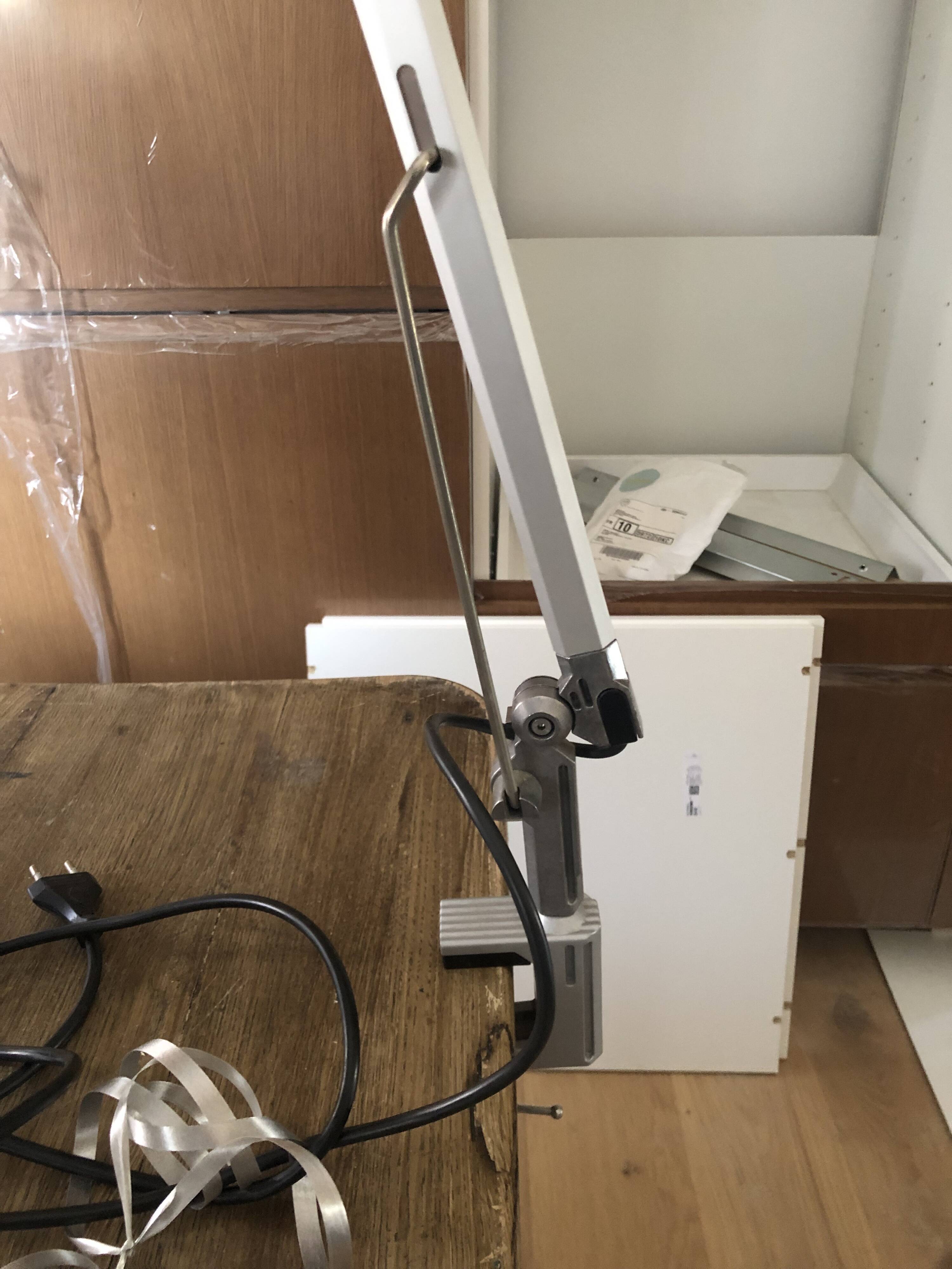 Vintage articulated lamp brand ERCO