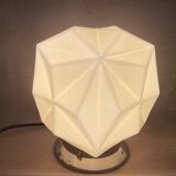 Art Deco style opaline origami flush mount lamp