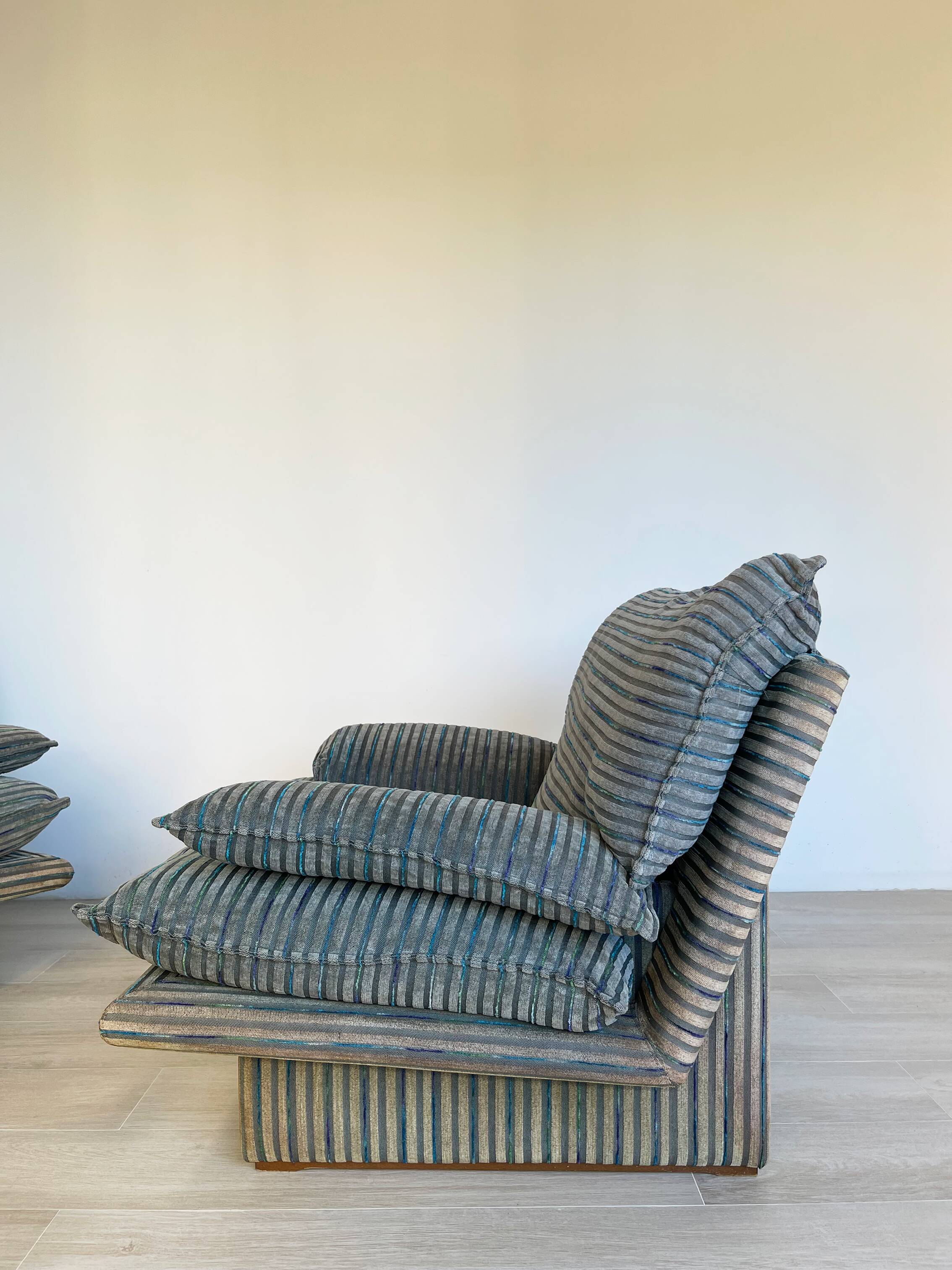 Fauteuil Grand Post Moderne des années 1980