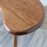 Vintage "bean" coffee table in solid wood, 1960