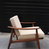 Danish teak armchair from the 60s