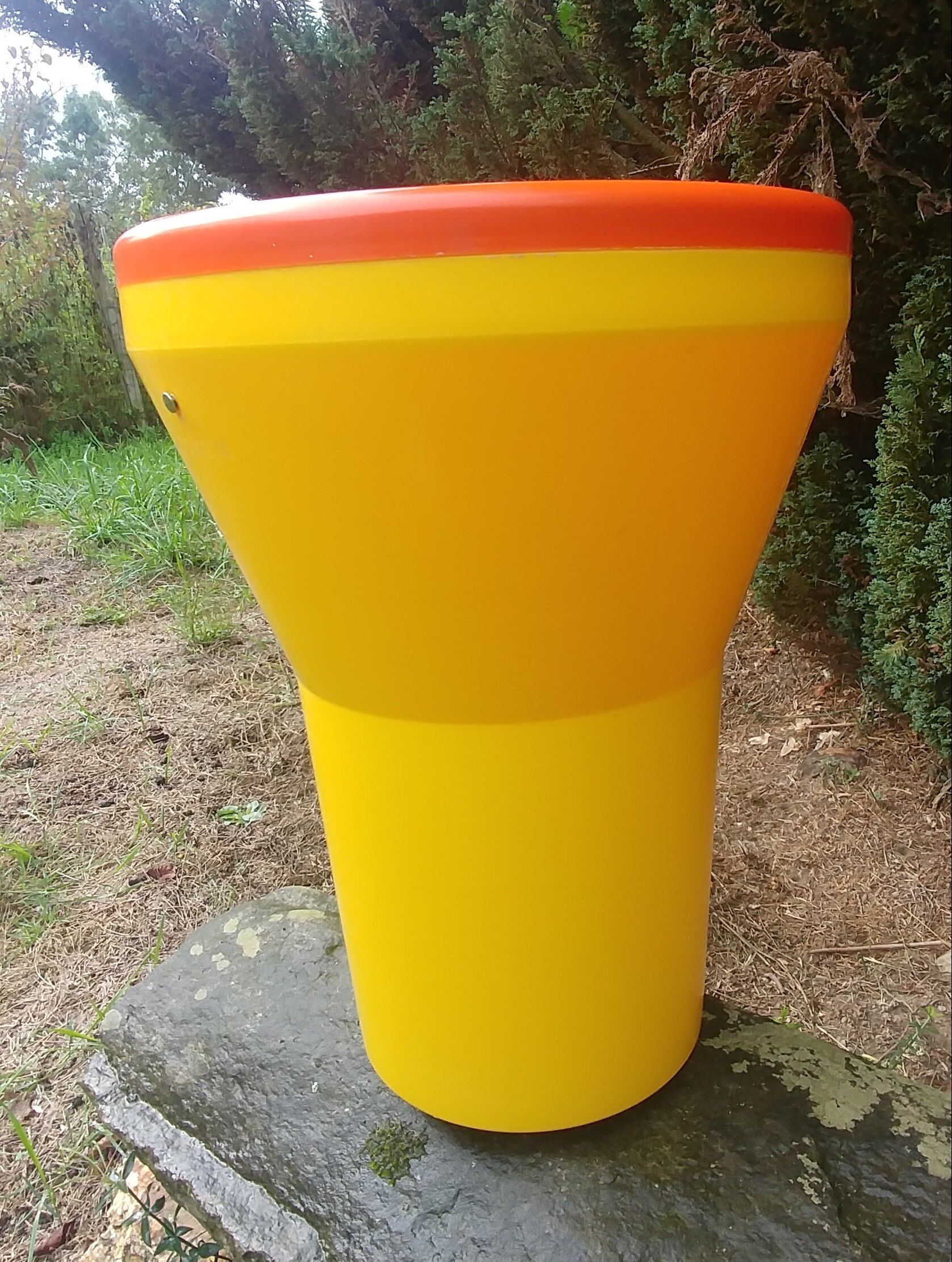 Stool/storage chest vintage, Comet, 70s