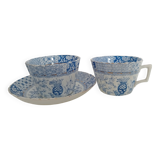 Two Mikado teacups and saucer