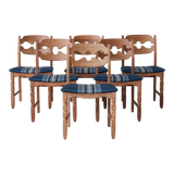 Mid-century danish oak dining chairs