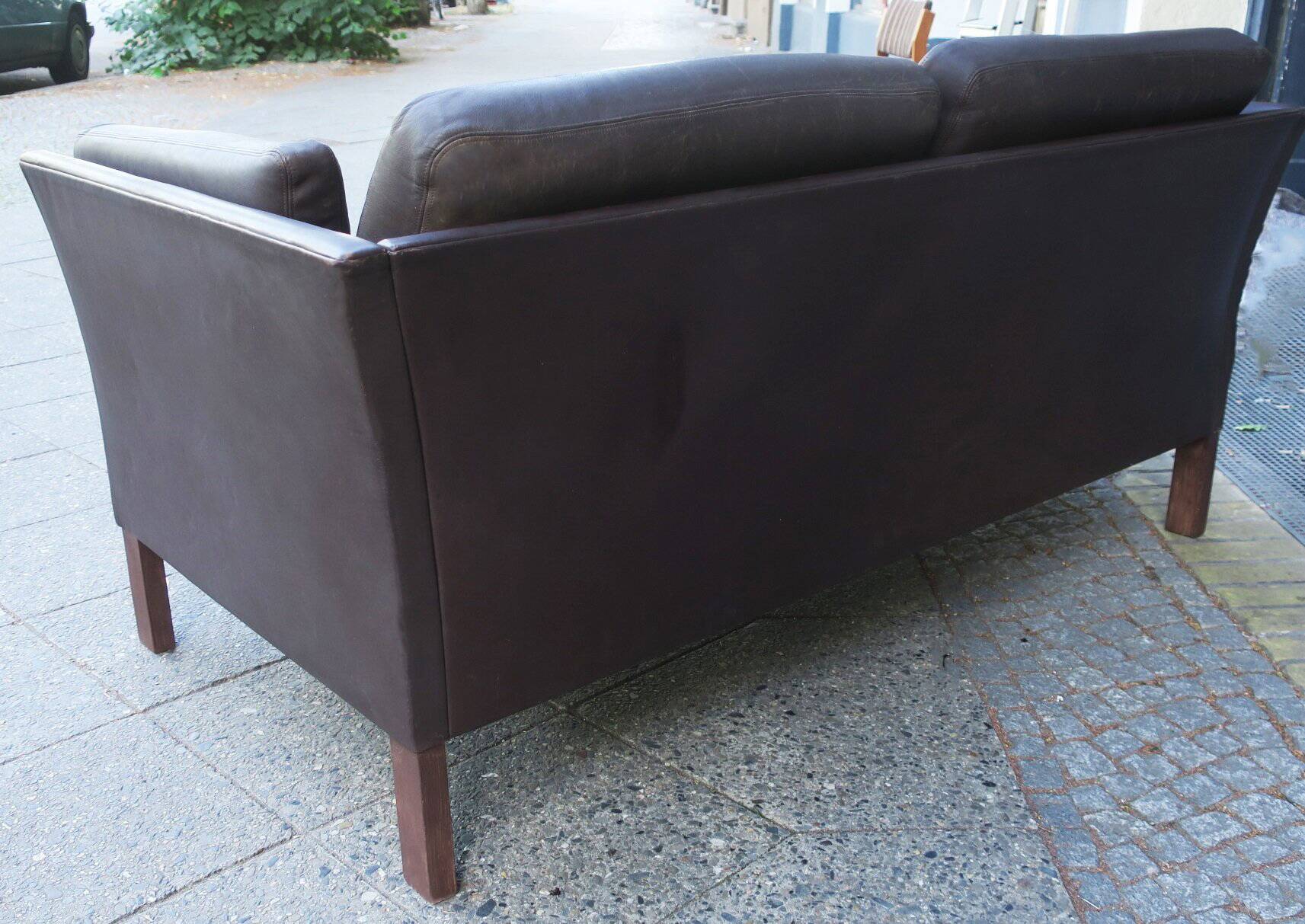 Danish mid century sofa with down filled cushions, 1970