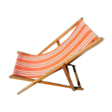 Vintage orange and wood transat