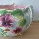 Saint Clément slip pot with Nasturtium decor