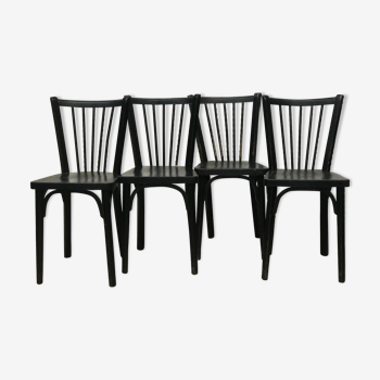 Set of four Baumann chairs