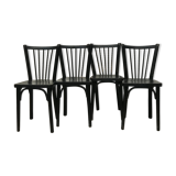 Set of four Baumann chairs