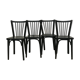 Set of four Baumann chairs