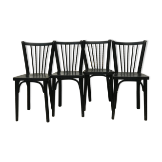 Set of four Baumann chairs