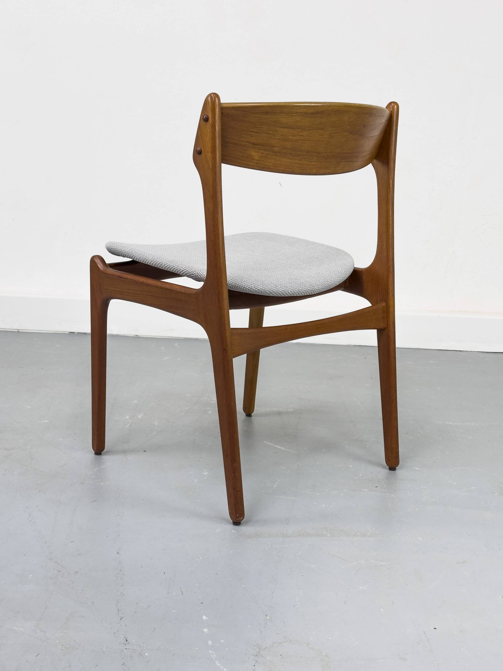 Danish Teak Dining Chairs by Erik Buch for OD Møbler, 1960s, Set of 4