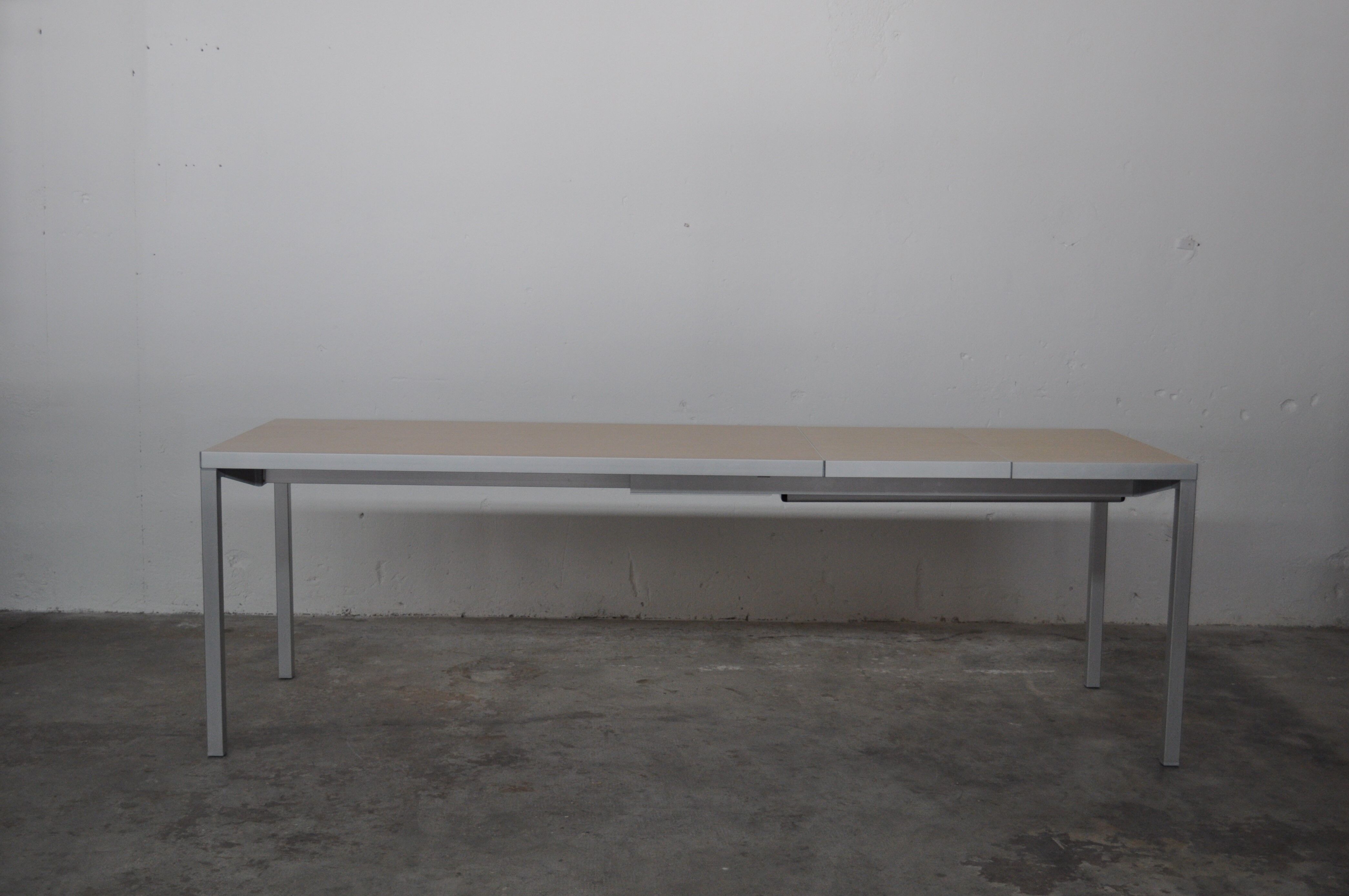 Bagutta Table and Aluminum Chairs by Opera Design for Ycami, 1980s, Set of 13