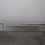 Bagutta Table and Aluminum Chairs by Opera Design for Ycami, 1980s, Set of 13