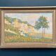 Original Swedish Oil on Canvas – “Landscape” by B. Hallberg – Signed – Vintage & Framed – 50 × 33 cm