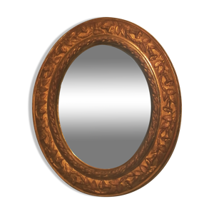 Miroir ovale art nouveau