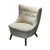 Armchair wing chair egg Barrel 50s modernist