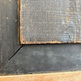 Napoleon III style mirror with gilt brass side panels