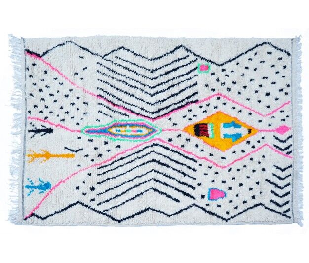 Tapis berbère coloré 205x139cm