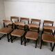 Oak dining chairs by Emiel Veranneman for Decoene Belgium
