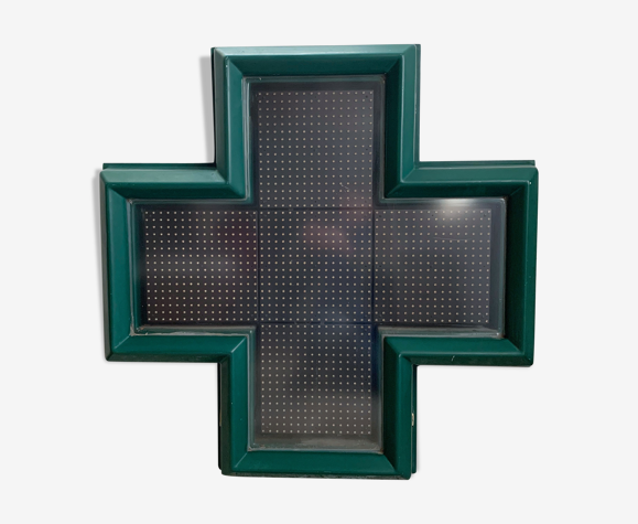 Enseigne lumineuse led croix de pharmacie murale