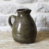 Enamelled stoneware pitcher Fontgombault Abbey