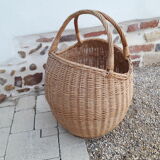 Wicker laundry basket or ball