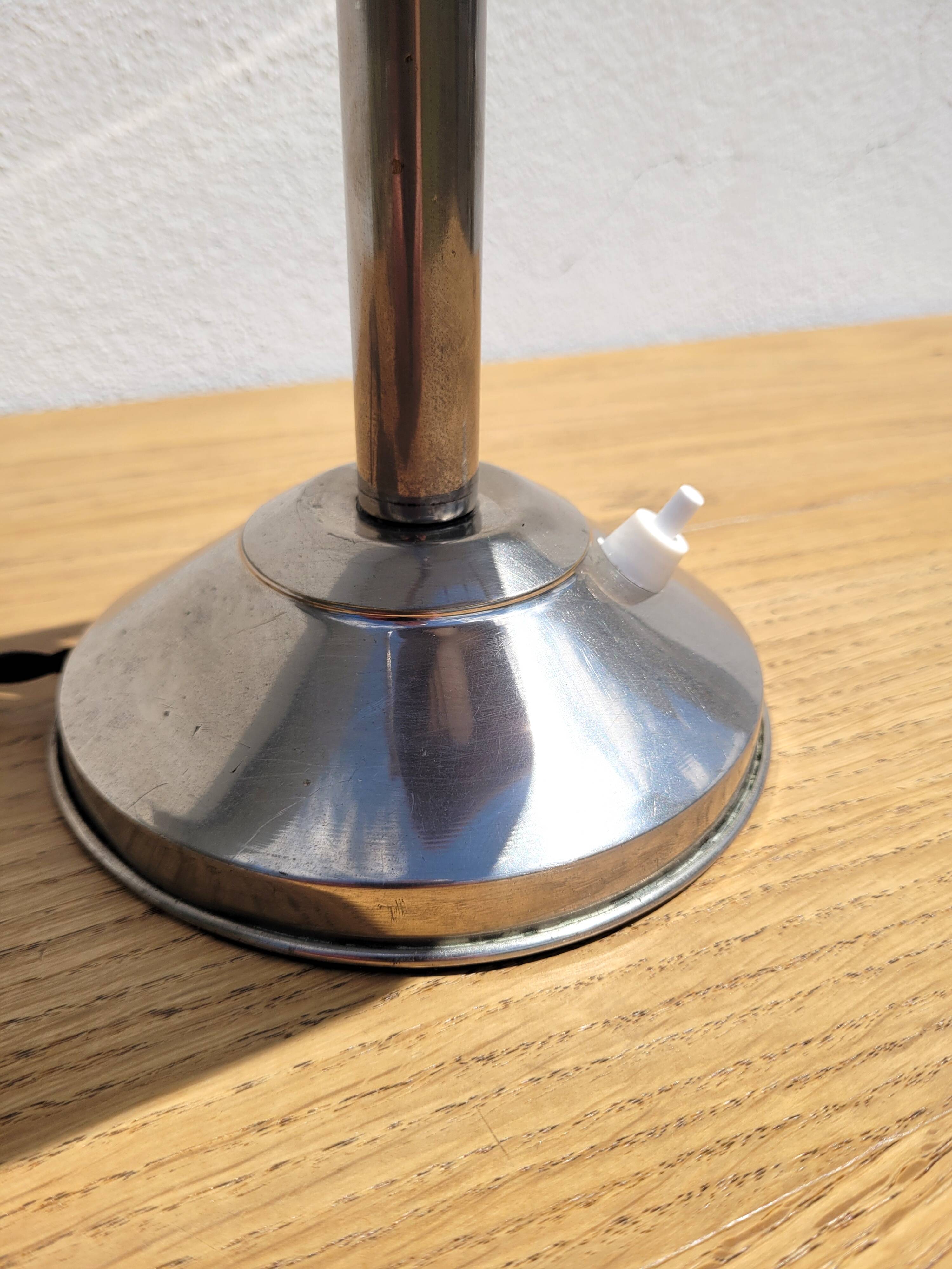 Vintage aluminum desk lamp