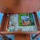 Bureau et chaise écolier terracotta