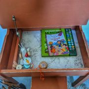 Bureau et chaise écolier terracotta