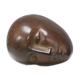 Sculpture en bronze – Tête abstraite, 20e siècle