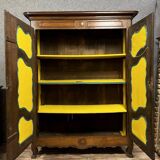 Magnificent Louis XV period wardrobe in blond oak circa 1750