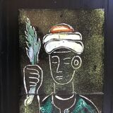 Ceramic decorative panel