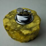Briquet en albâtre jaune par Romano Bianchi, Italie, 1970