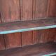 Very large old wooden bookcase