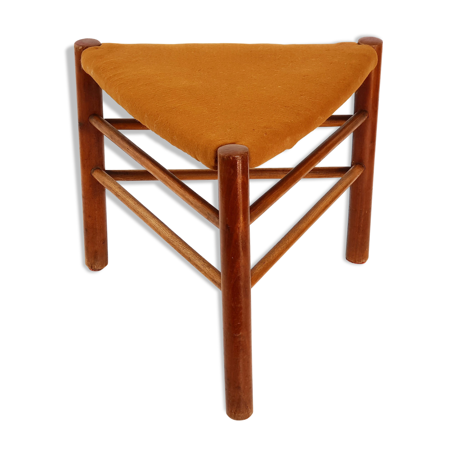 Scandinavian teak stool 1960