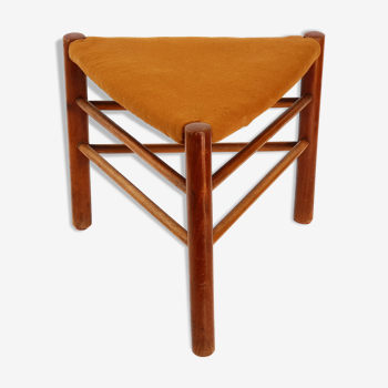 Scandinavian teak stool 1960