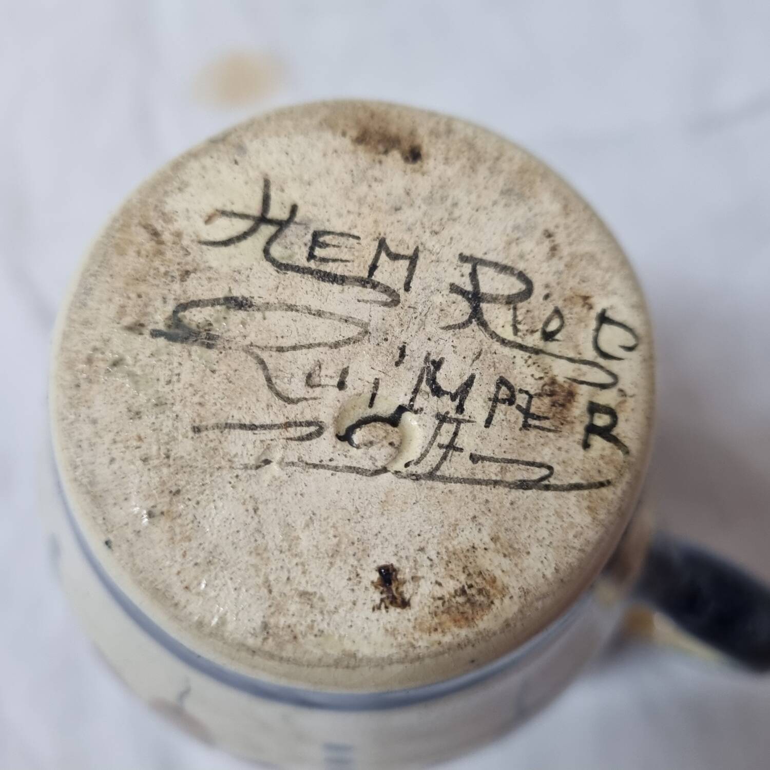 Henriot Quimper milk jug 1950