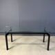 LC6 dining table by Le Corbusier for Cassina, 1990s.