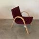 Chauffeuse vintage de 1959 Baumann 280 Restaurée Amara couleur Aubergine
