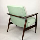 Chaise longue vintage vert clair GFM63 par J.Kedziorek, années 1970