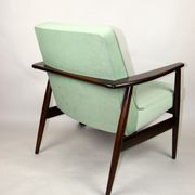 Chaise longue vintage vert clair GFM63 par J.Kedziorek, années 1970