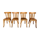 Wooden chairs bistrot
