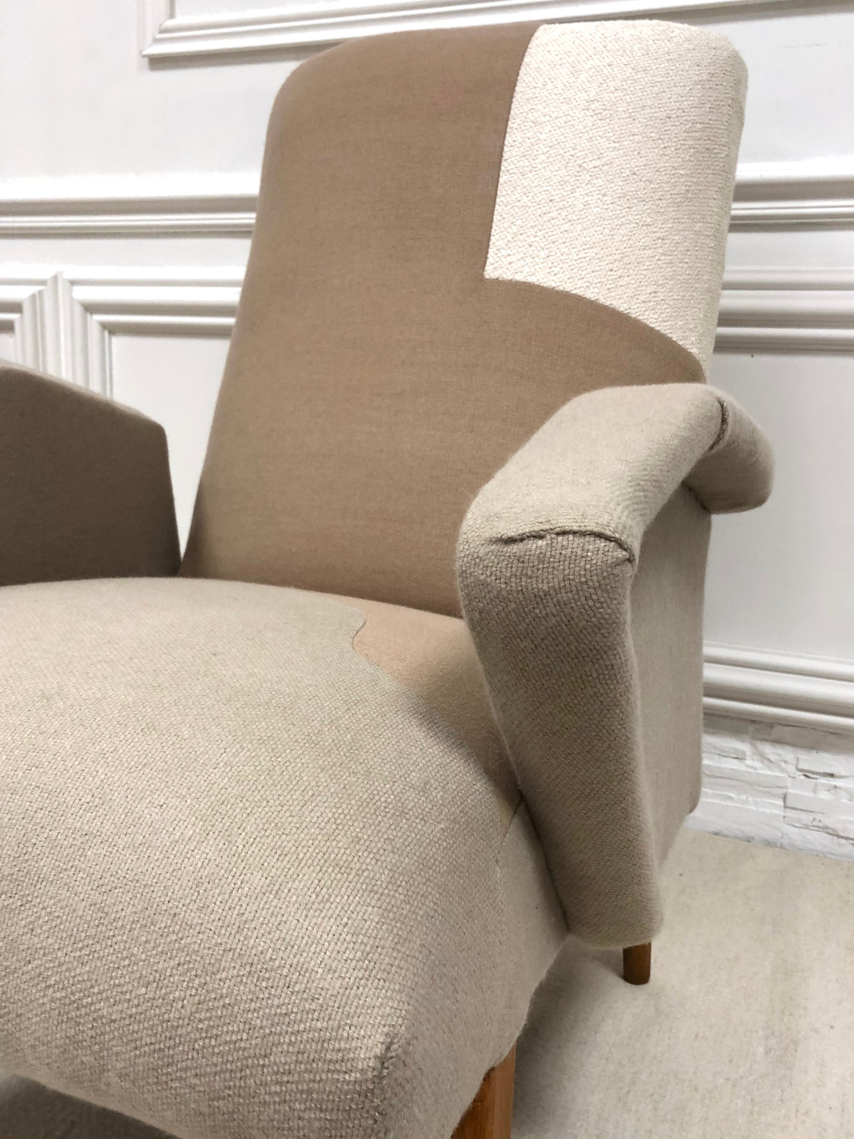 Restored Scandinavian vintage armchair