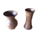 2 sandstone vases