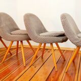 Set of 4 chairs by Miroslav Navratil, Czechoslovakia, 1960s