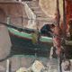 Tableau HSP Pierre Mandonnet (1891-1970) "The Mirror to the Birds - Martigues"