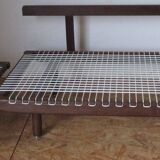 Sofa modular 70's table low seat/bed