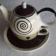Vintage teapot signed Jodi-nv