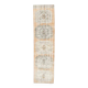 1960s 1 Turkish Hand-Knotted Geometric Runner Rug 87x334